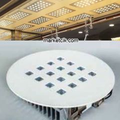 Marketcik 54 Watt Yuvarlak Kuyumcu Vitrin Led Aydınlatma Günışığı Işık Beyaz Kasa