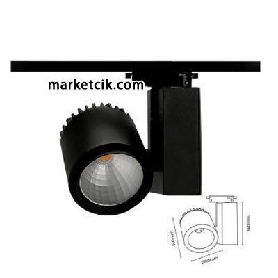 Marketcik 30 Watt Led Ray Spot Armatür Beyaz ve Günışığı Işık Osram-Samsung Led Gün ışığı