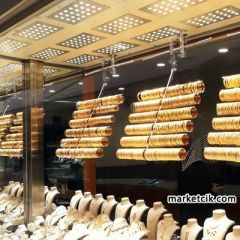 Marketcik 36 Watt Kare Kuyumcu Vitrin Led Aydınlatma Günışığı Işık Beyaz Kasa