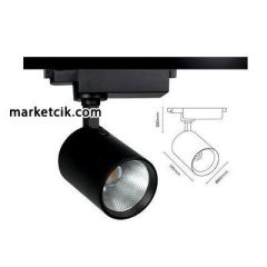 Marketcik 20 Watt Led Ray Spot Armatür Beyaz ve Günışığı Işık Osram-Samsung Led Gün ışığı