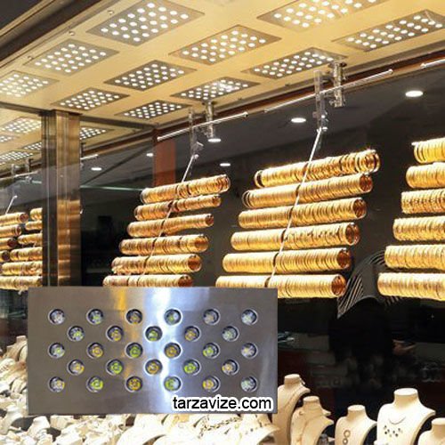 Tarzavize 54 Watt Krom Kasa Dikdörtgen Kuyumcu Vitrin Led Aydınlatma