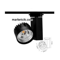 Marketcik 30 Watt Led Ray Spot Armatür Beyaz ve Günışığı Işık Osram-Samsung Led Gün ışığı