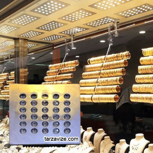 Tarzavize 54 Watt Krom Kasa Kare Kuyumcu Vitrin Led Aydınlatma