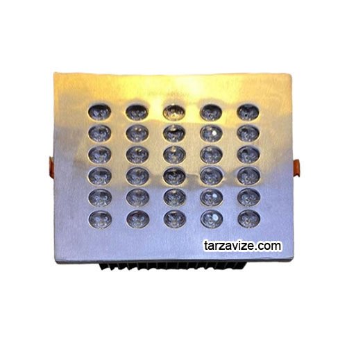 Tarzavize 54 Watt Krom Kasa Kare Kuyumcu Vitrin Led Aydınlatma