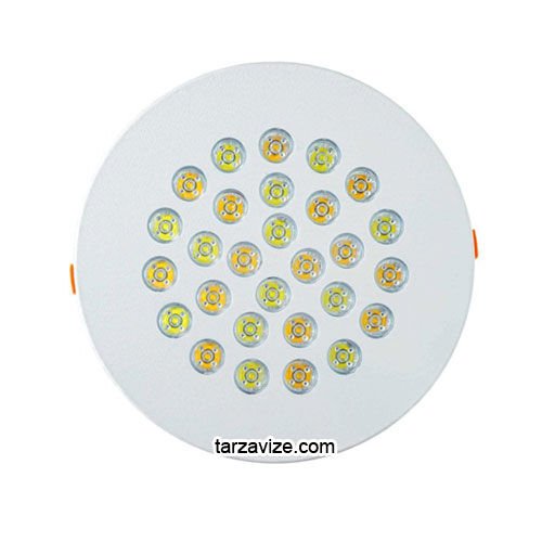 Tarzavize 54 Watt Beyaz Kasa Yuvarlak Kuyumcu Vitrin Led Aydınlatma