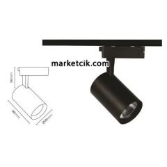 Marketcik 10 Watt Led Ray Spot Armatür Beyaz ve Günışığı Işık Gün ışığı