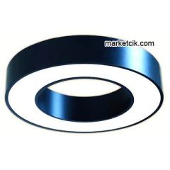 Tarzavize 110 cm 110 Watt Sıva Üstü Sarı Işık Led Simit Linear Aydınlatma Armatürü Siyah Kasa - Kargo İle Teslim