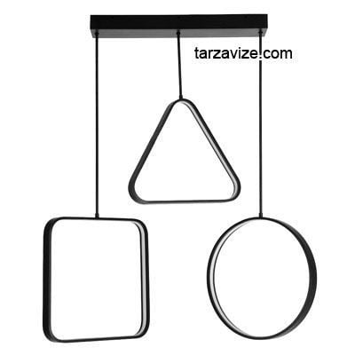 Tarzavize Artline 85 Watt Led Geometrik Avize Beyaz Işık