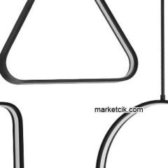 Tarzavize Artline 85 Watt Led Geometrik Avize Ilık Beyaz