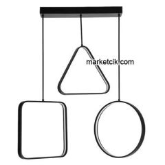 Tarzavize Artline 85 Watt Led Geometrik Avize Ilık Beyaz