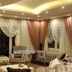 Marketcik Sıva Altı Dekoratif Kristal Cam Led Spot Armatür Beyaz-Günışığı Işık Gün ışığı