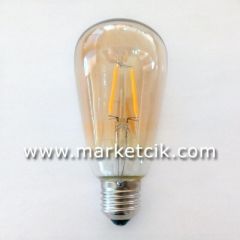 Dekoratif Led Armut Ampul 6 Watt E27 Duy, ST64 Oval Armut Ampul Modeli