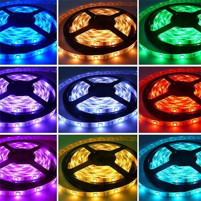Marketcik 5 metre RGB Renk Değiştiren İç Mekan Şerit Led