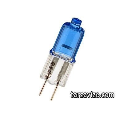 Tarzavize 12 Volt 20 Watt G4 Kırık Beyaz Halojen Kapsül Ampul, Avize Ampulü