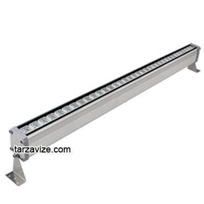 Tarzavize 120cm 45 Watt Led Wallwasher Duvar Boyama Aydınlatma Armatürü, Beyaz-Günışığı-Mavi-Kırmızı-Yeşil-Amber Işık