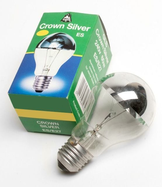 Marketcik 40 Watt E27 Duy Gümüş Tepeli Aynalı Makyaj Masası Dekoratif Ampul