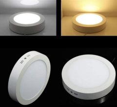 Cata CT-5271 25 Watt Sıva Üstü Yuvarlak Led Panel Armatür Günışığı-Beyaz Işık Beyaz