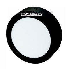 Cata CT-5235 Siyah 18 Watt Sıva Üstü Yuvarlak Led Panel Armatür Günışığı-Beyaz Işık Gün ışığı