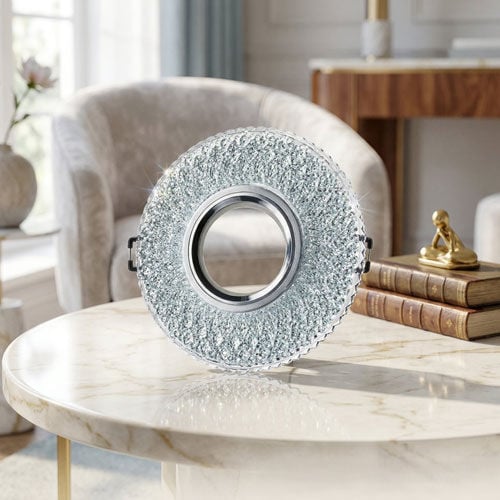 Cata CT-6615 Yağmur Sıva Altı Dekoratif Kristal Cam Led Spot Armatür Beyaz-Günışığı Işık
