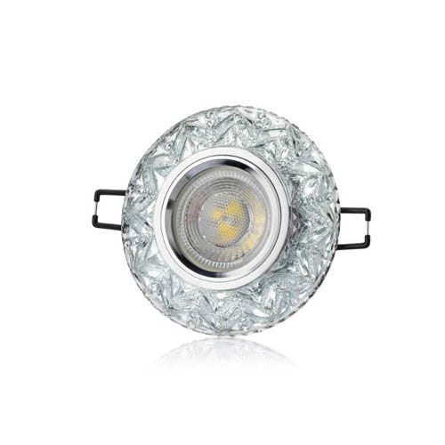 Cata CT-6598 Sim Sıva Altı Dekoratif Kristal Cam Led Spot Armatür Beyaz-Günışığı Işık
