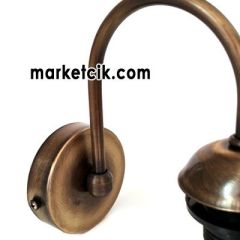 Tarzavize Dekoratif Eskitme Metal Duvar Aplik Avize