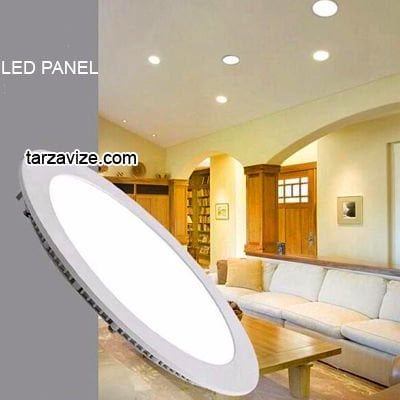 Tarzavize 12 Watt Sıva Altı Yuvarlak Slim Led Panel Armatür Beyaz Işık