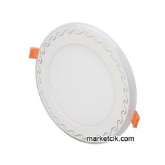 Cata CT-5120 7 Watt Sıva Altı Çift Renk Led Panel Armatür Günışığı-Beyaz Işık Beyaz