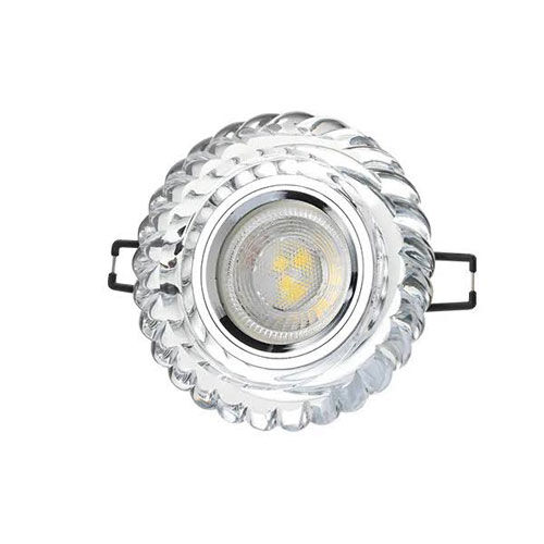 Cata CT-6600 Gardenya Sıva Altı Dekoratif Kristal Cam Led Spot Armatür Beyaz-Günışığı Işık