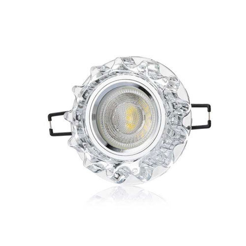 Cata CT-6595 Karanfil Sıva Altı Dekoratif Kristal Cam Led Spot Armatür Beyaz-Günışığı Işık