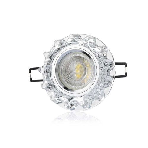 Cata CT-6595 Karanfil Sıva Altı Dekoratif Kristal Cam Led Spot Armatür Beyaz-Günışığı Işık