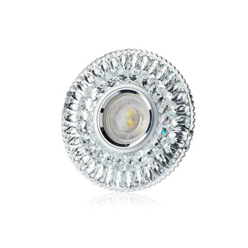 Cata CT-6583 Hanımeli Sıva Altı Dekoratif Kristal Cam Led Spot Armatür Beyaz-Günışığı Işık