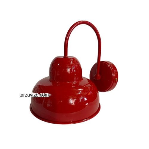 Tarzavize Dekoratif Kırmızı Retro Tarz Duvar Aplik