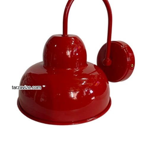 Tarzavize Dekoratif Kırmızı Retro Tarz Duvar Aplik