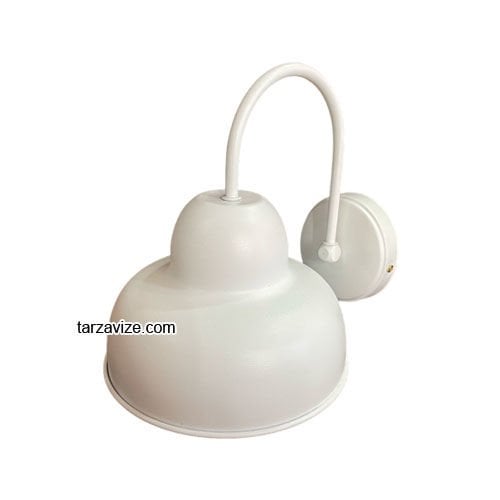 Tarzavize Dekoratif Beyaz Retro Tarz Duvar Aplik