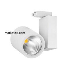 Cata CT-5345 Beyaz 40 Watt Led Ray Spot Armatür Günışığı-Beyaz Işık Ilık Beyaz