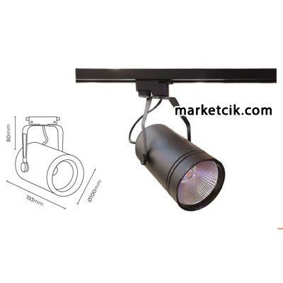 Cata CT-5346 40 Watt Led Ray Spot Armatür Günışığı-Beyaz Işık Beyaz