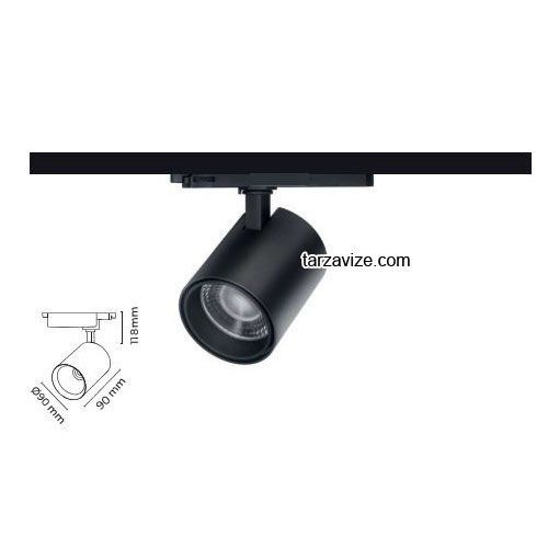 Tarzavize 20 Watt Led Ray Spot Armatür TRZ232420