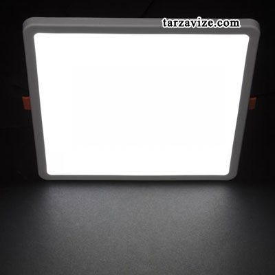 Cata CT-5656 9 Watt Sıva Altı Kare Slim Led Panel Armatür Günışığı-Beyaz Işık Ayarlanabilir Montajlı