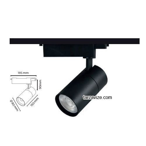 Tarzavize 20-30 Watt Led Ray Spot Armatür TRZ2327