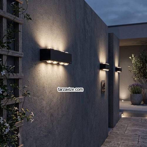 Tarzavize IP65 Dış Mekan 8 W Alüminyum Led Duvar Aplik MR8062