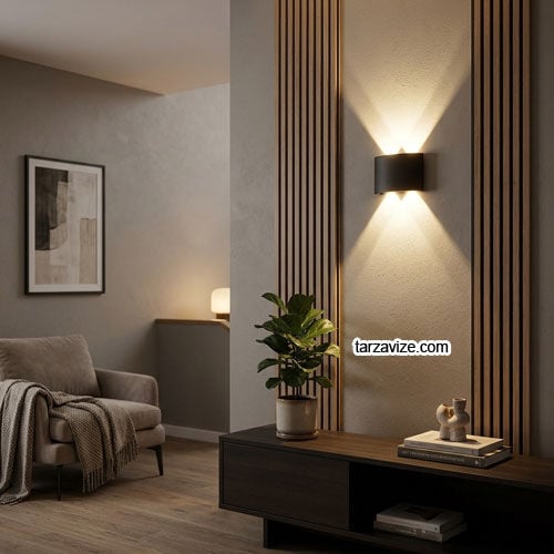 Tarzavize IP54 İç Mekan 4 W Alüminyum Led Duvar Aplik TRZ80162