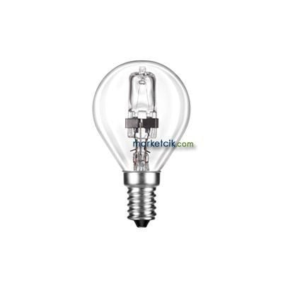 Tarzavize 28 Watt E14 Klasik Normal Halojen Top Avize Ampulü, 40-50 Watt Işık