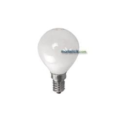Marketcik 28 Watt E14 Klasik Normal Halojen Soft-Buzlu Top Avize Ampulü, 40-50 Watt Işık