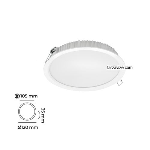Tarzavize 12 Watt Yuvarlak Backlight Led Panel TRZ601
