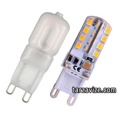 220 Volt G9 Duy 2-5 Watt Led Kapsül Ampul Led Avize Ampulü Sarı Işık