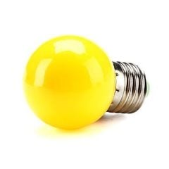 Tarzavize 1 Watt Sarı Led Ampul, E27 Normal Duylu Top Led Ampul