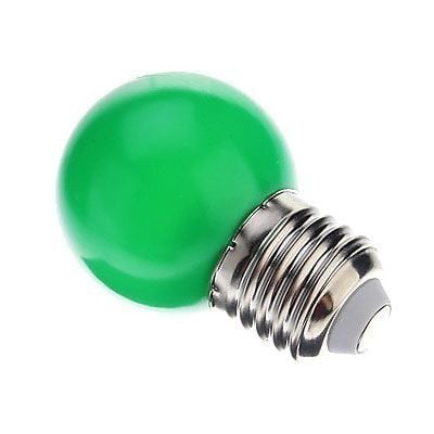 Marketcik 1 Watt Yeşil Led Ampul, E27 Normal Duylu Top Led Ampul