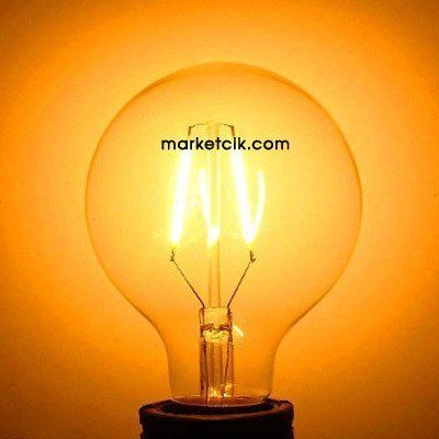 Tarzavize 4 Watt G95 Led Rustik Glop Ampul E27 Duy