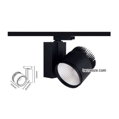 Tarzavize 40 Watt Led Ray Spot Armatür TRZ2036