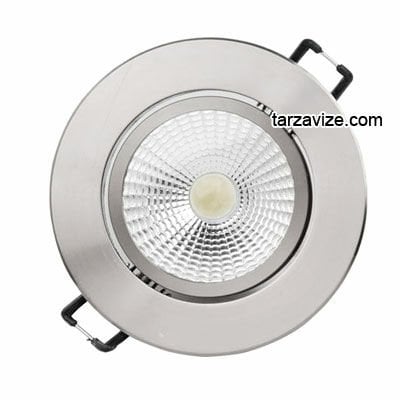 Marketcik 5W Led Spot Armatür Krom Kasa Günşığı-Beyaz Işık